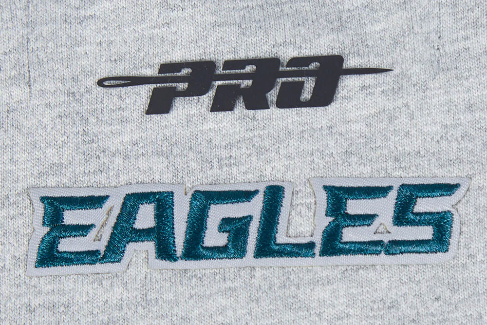 NFL PHILADELPHIA EAGLES SCRIPT TAIL WOMEN'S BOYFRIEND TEE (HEATHER GREY) - Image 6