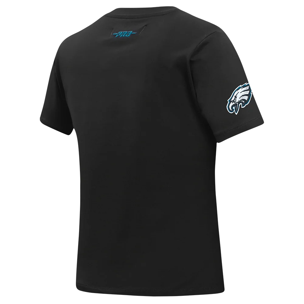 NFL PHILADELPHIA EAGLES LEGACY WOMEN'S SJ SLIM FIT TEE (BLACK) - Image 4