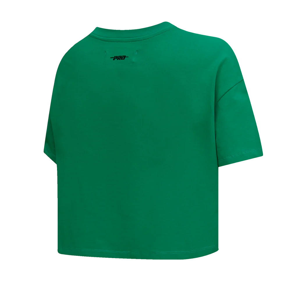 NFL PHILADELPHIA EAGLES RETRO CLASSIC WOMEN'S BOXY TEE (KELLY GREEN) - Image 3