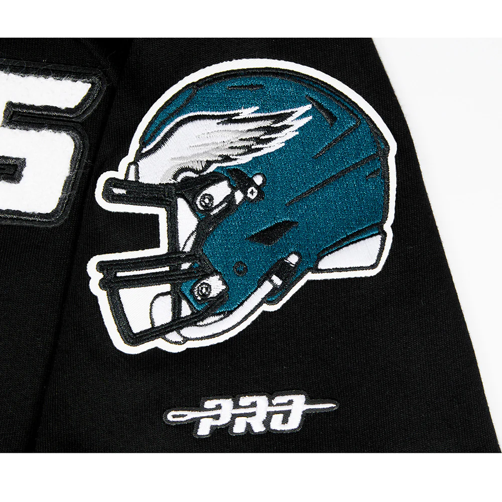 NFL PHILADELPHIA EAGLES CLASSIC SINGLE JERSEY BIG BOYS SINGLE JERSEY TEE (BLACK) - Image 6