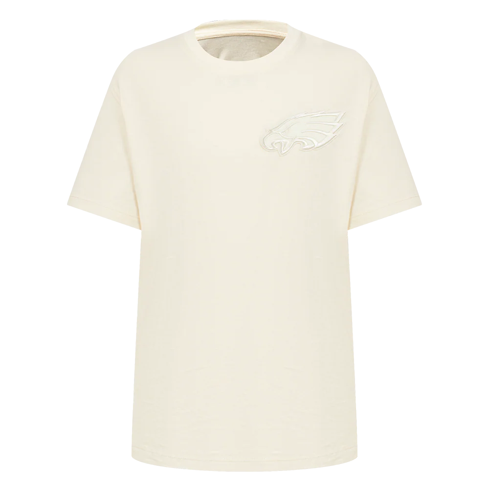 NFL PHILADELPHIA EAGLES NEUTRAL BIG BOYS SINGLE JERSEY TEE (EGGSHELL) - Image 3