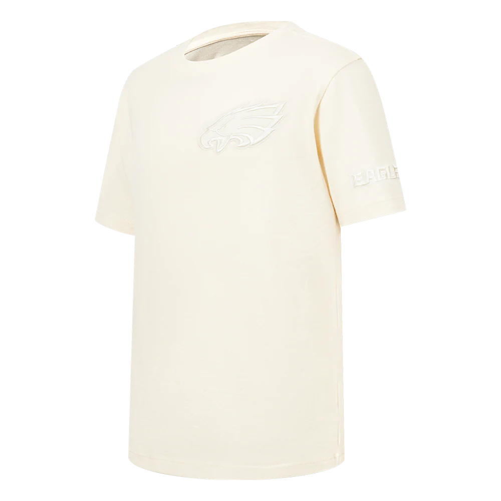NFL PHILADELPHIA EAGLES NEUTRAL BIG BOYS SINGLE JERSEY TEE (EGGSHELL) - Image 4