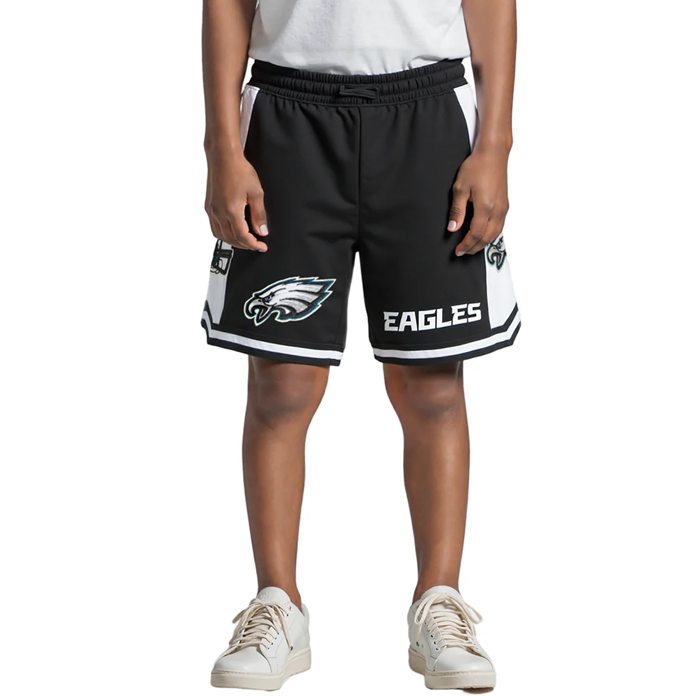 NFL PHILADELPHIA EAGLES CLASSIC BIG BOYS FLEECE 2.0 SHORT (BLACK)