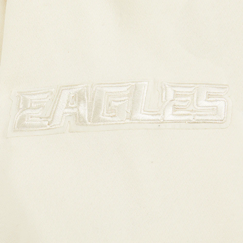 NFL PHILADELPHIA EAGLES NEUTRAL BIG BOYS FLEECE PULLOVER HOODIE (EGGSHELL) - Image 6