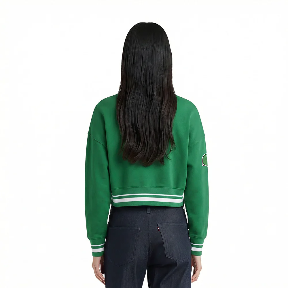 NFL PHILADELPHIA EAGLES RETRO CLASSIC WOMEN'S CREWNECK (KELLY GREEN) - Image 2