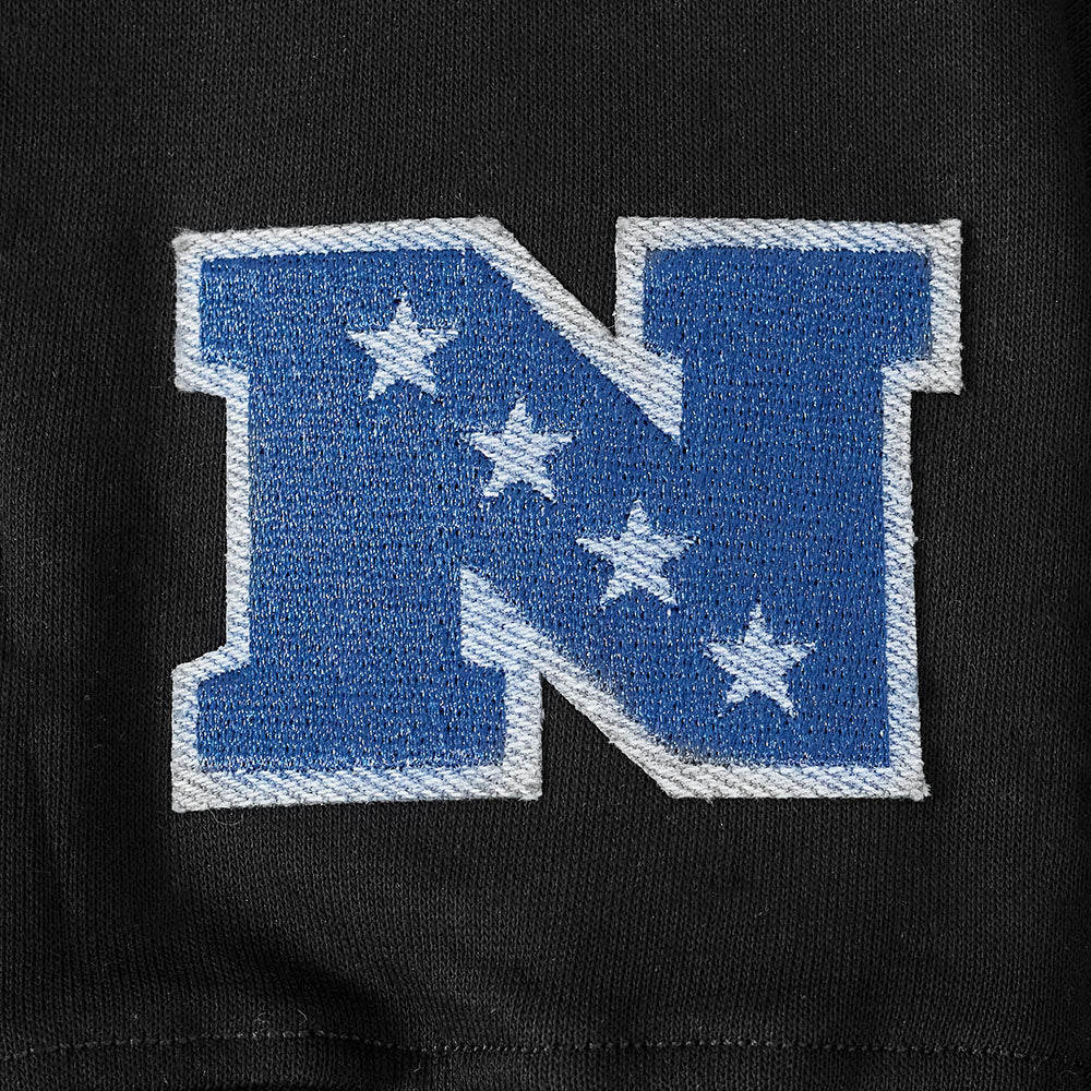 NFL PHILADELPHIA EAGLES VARSITY BLUES WOMEN'S W CREWNECK (BLACK) - Image 7