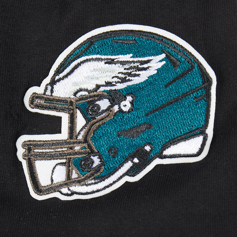 NFL PHILADELPHIA EAGLES CLASSIC LITTLE BOYS SHORT SLEEVE STRIPED RIB TEE (BLACK) - Image 5
