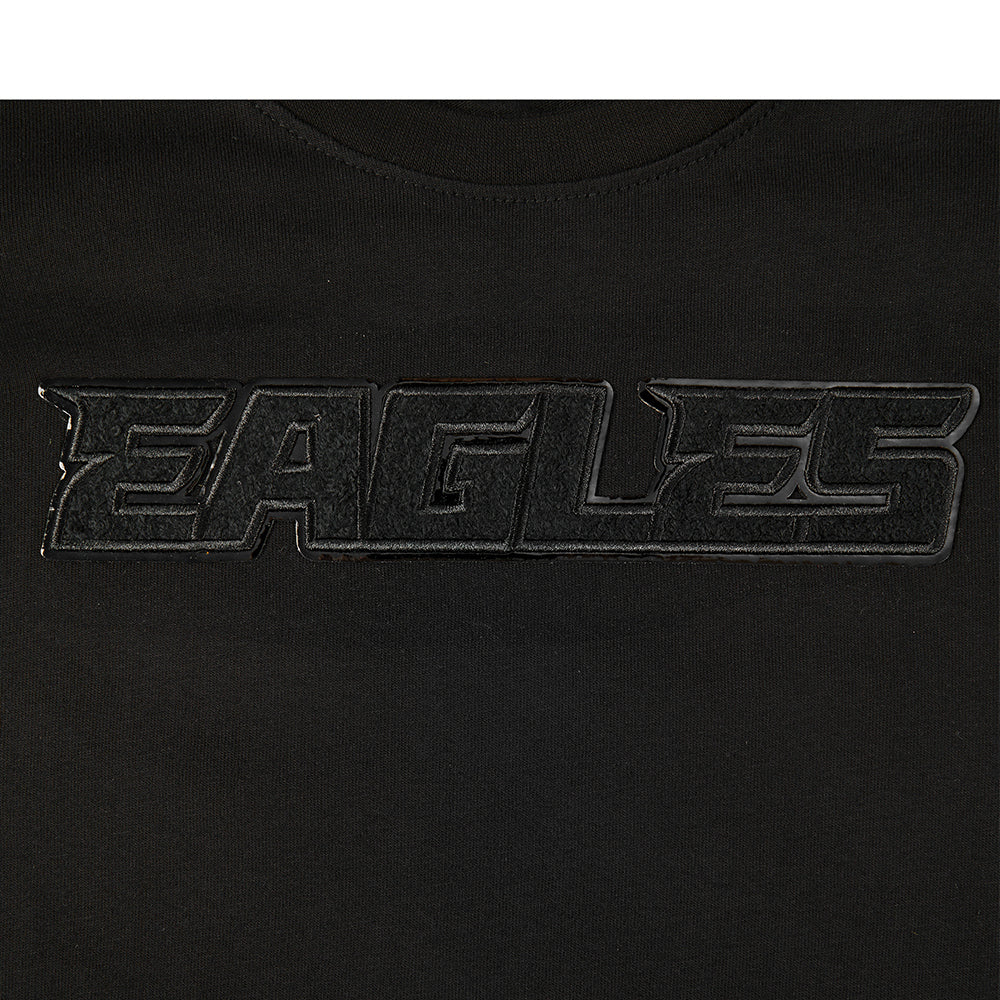 NFL PHILADELPHIA EAGLES TRIPLE BLACK LITTLE BOYS SHORT SLEEVE TEE (BLACK) - Image 15