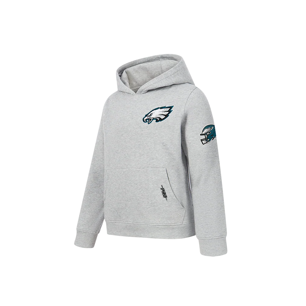 NFL PHILADELPHIA EAGLES CLASSIC LITTLE BOY'S FLC PO HOODIE (HEATHER GREY) - Image 3
