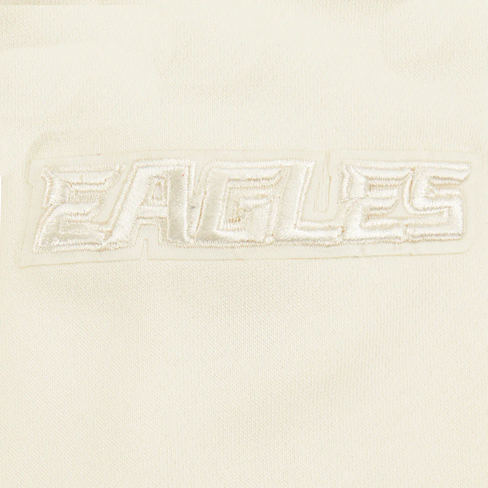 NFL PHILADELPHIA EAGLES NEUTRAL LITTLE BOYS FLEECE PULLOVER HOODIE (EGGSHELL) - Image 14