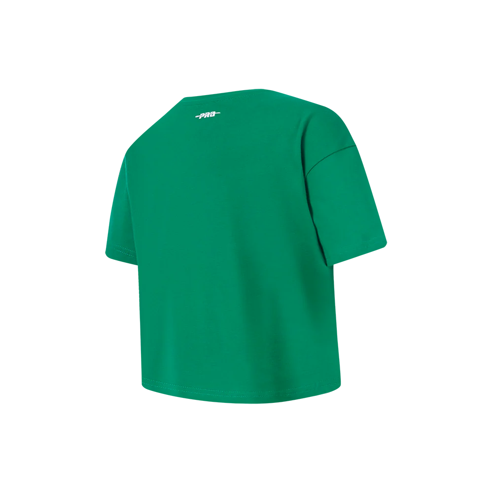 NFL PHILADELPHIA EAGLES RETRO CLASSICS LITTLE GIRL'S SS BOXY TEE (KELLY GREEN) - Image 4