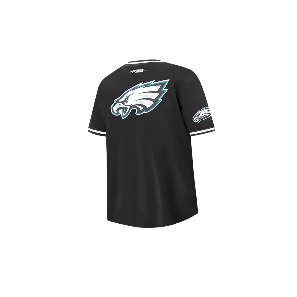 NFL PHILADELPHIA EAGLES CLASSIC TODDLER BOYS SHORT SLEEVE MESH TEE (BLACK) - Image 6
