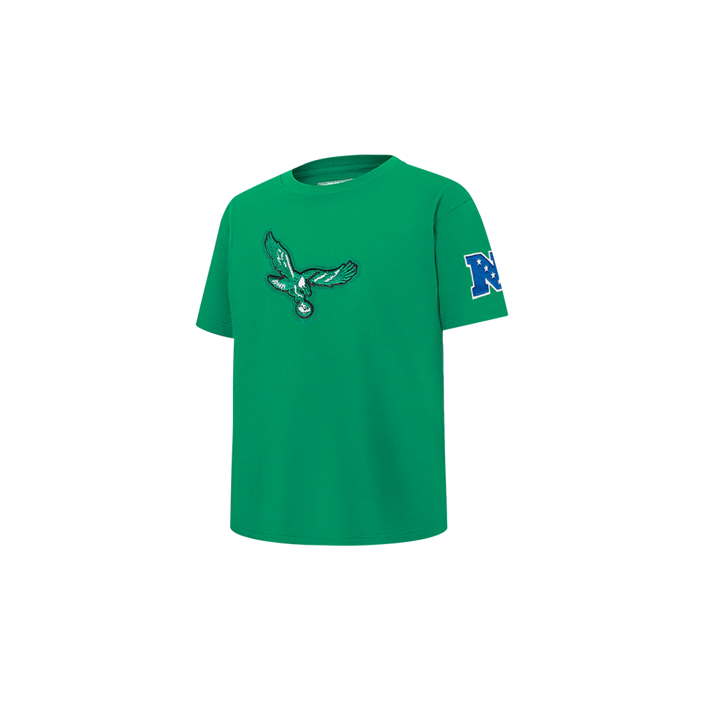 NFL PHILADELPHIA EAGLES RETRO CLASSIC TODDLER BOYS SHORT SLEEVE TEE (KELLY GREEN) - Image 2