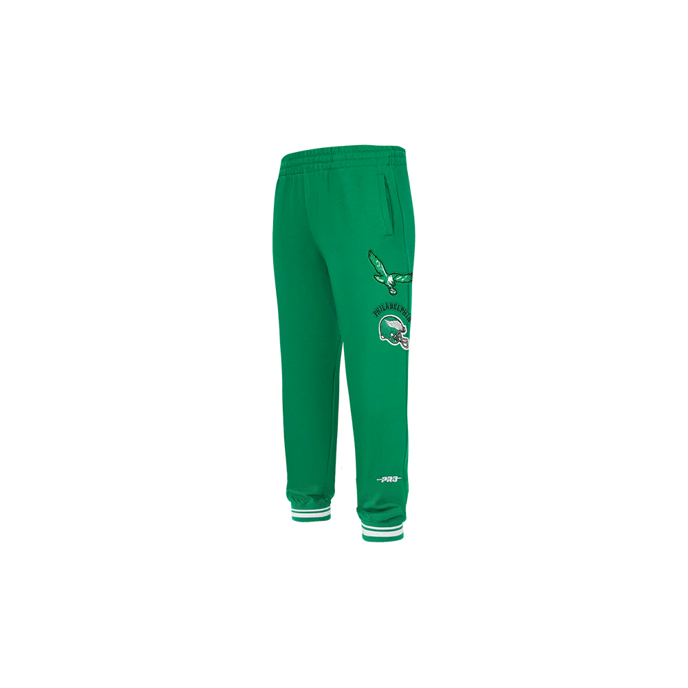 NFL PHILADELPHIA EAGLES RETRO CLASSIC TODDLER BOYS RIB SWEATPANT (KELLY GREEN) - Image 4