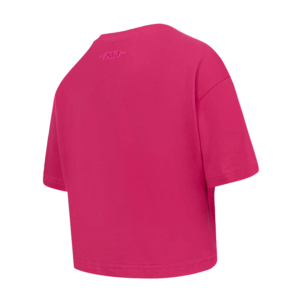 NFL PHILADELPHIA EAGLES TRIPLE PINK TODDLER GIRLS SHORT SLEEVE BOXY TEE (BEETROOT PURPLE) - Image 4