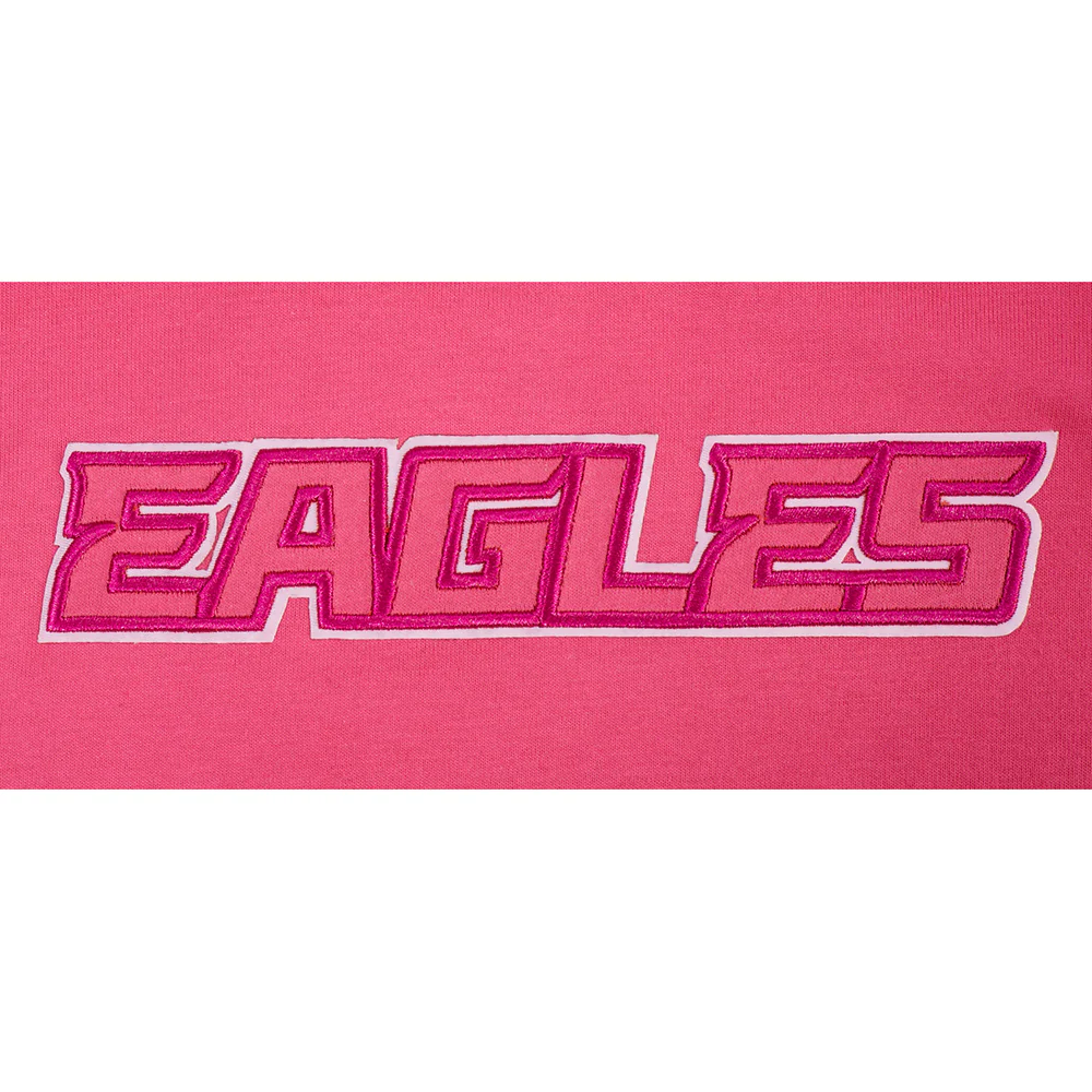 NFL PHILADELPHIA EAGLES CLASSIC TRIPLE PINK TODDLER GIRL'S SS BOXY TEE (BEETROOT PURPLE) - Image 5