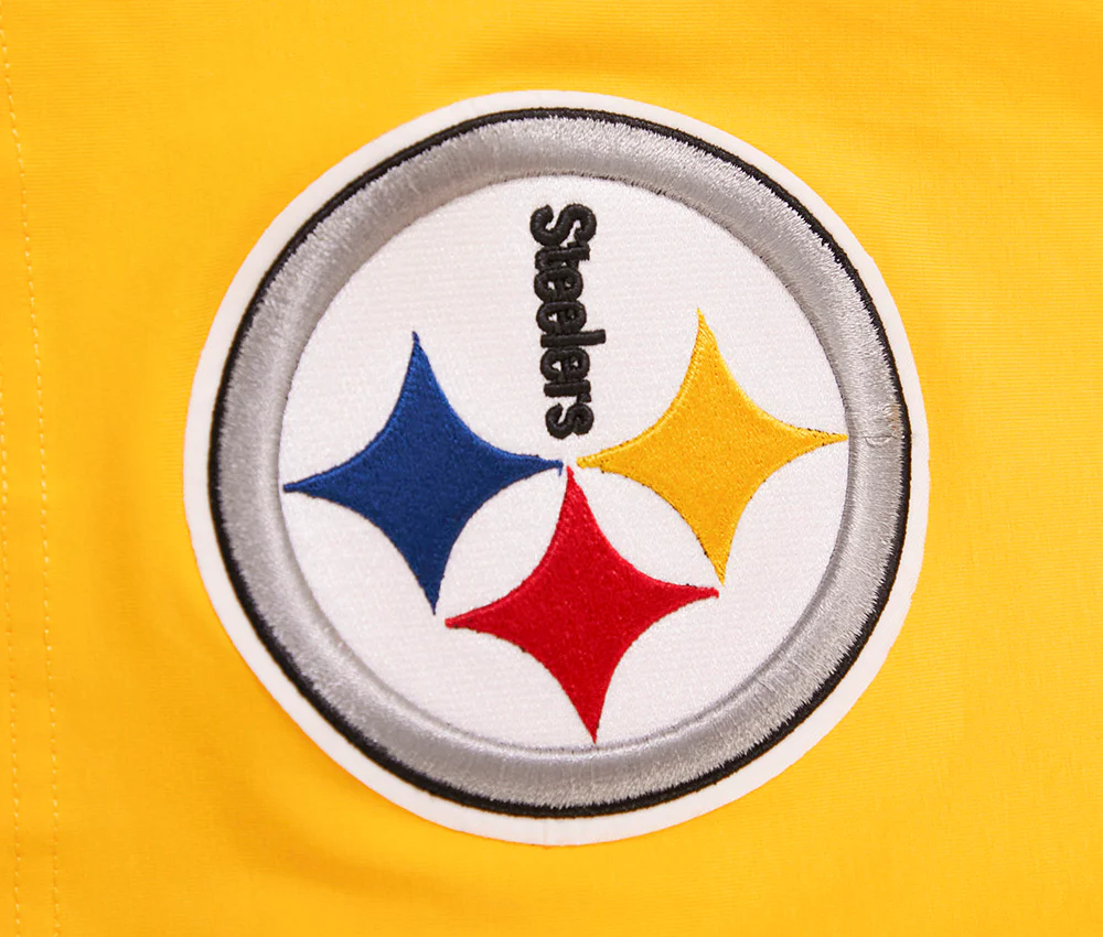 NFL PITTSBURGH STEELERS CLASSIC CHENILLE MEN'S TEE (YELLOW) - Image 6