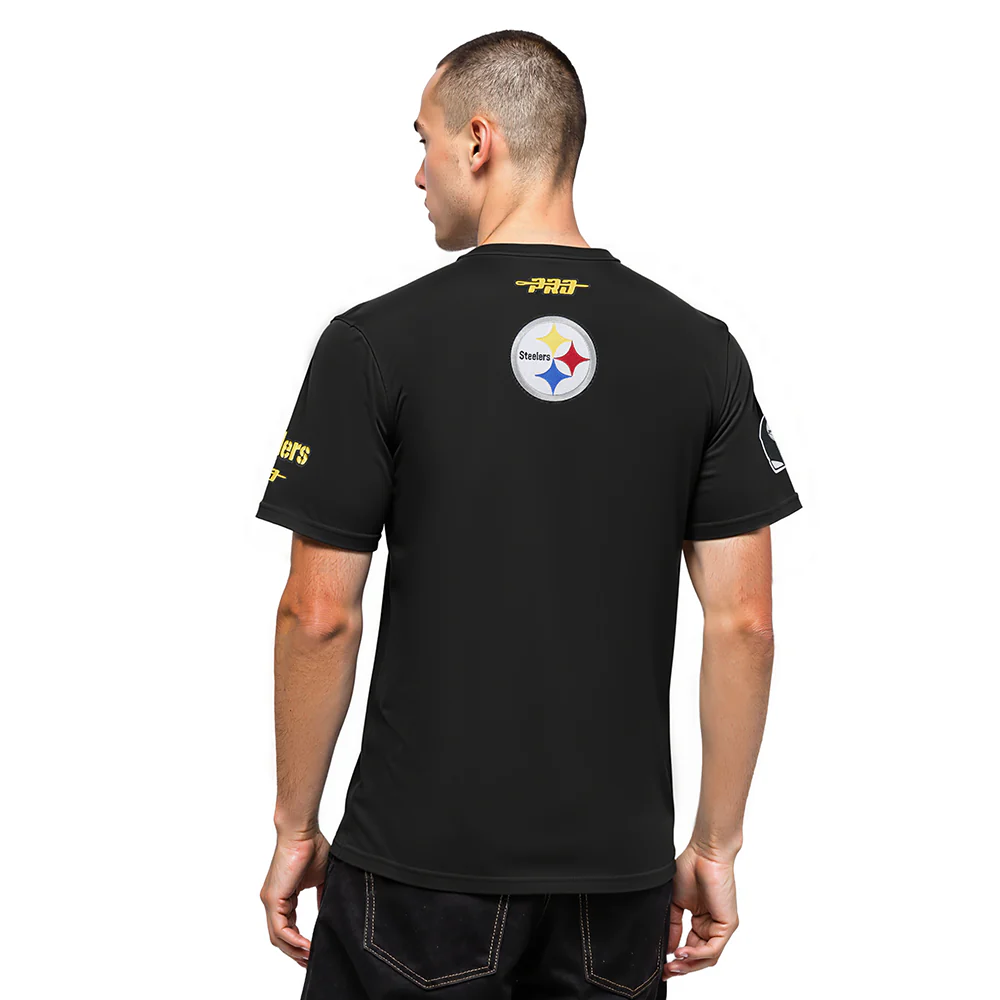 NFL PITTSBURGH STEELERS CITY ARCH MEN'S SJ TEE (BLACK) - Image 2