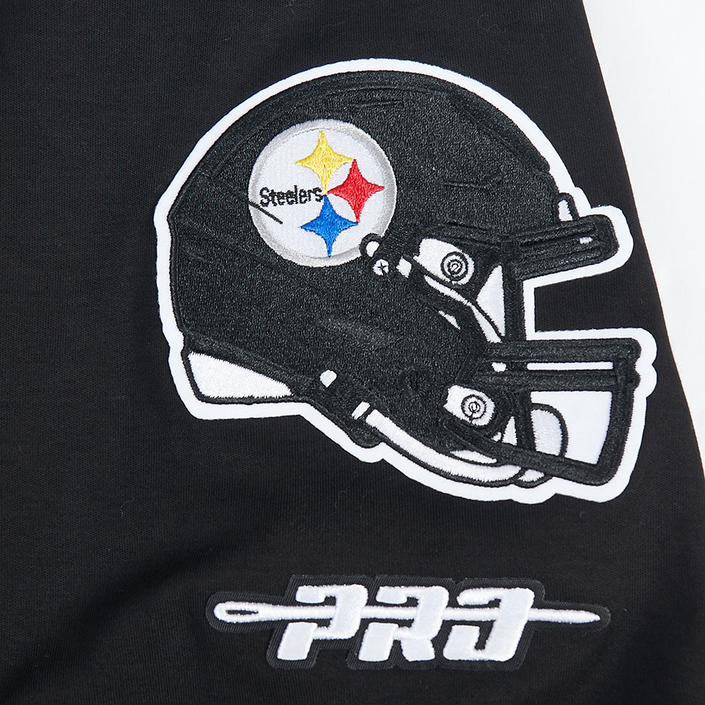 NFL PITTSBURGH STEELERS T.J. WATT #90 CLASSIC PNN MEN'S SS PO HOODIE - Image 6