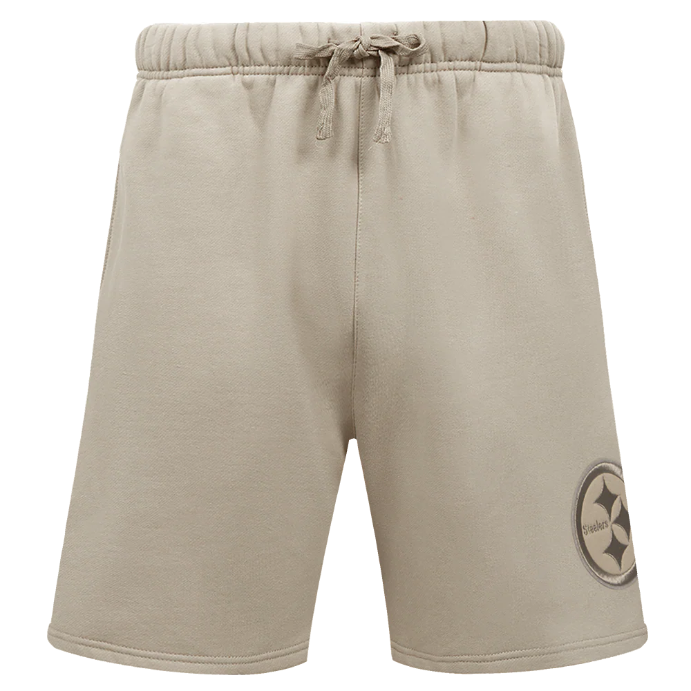 NFL PITTSBURGH STEELERS NEUTRAL MEN'S SHORT (TAUPE) - Image 2
