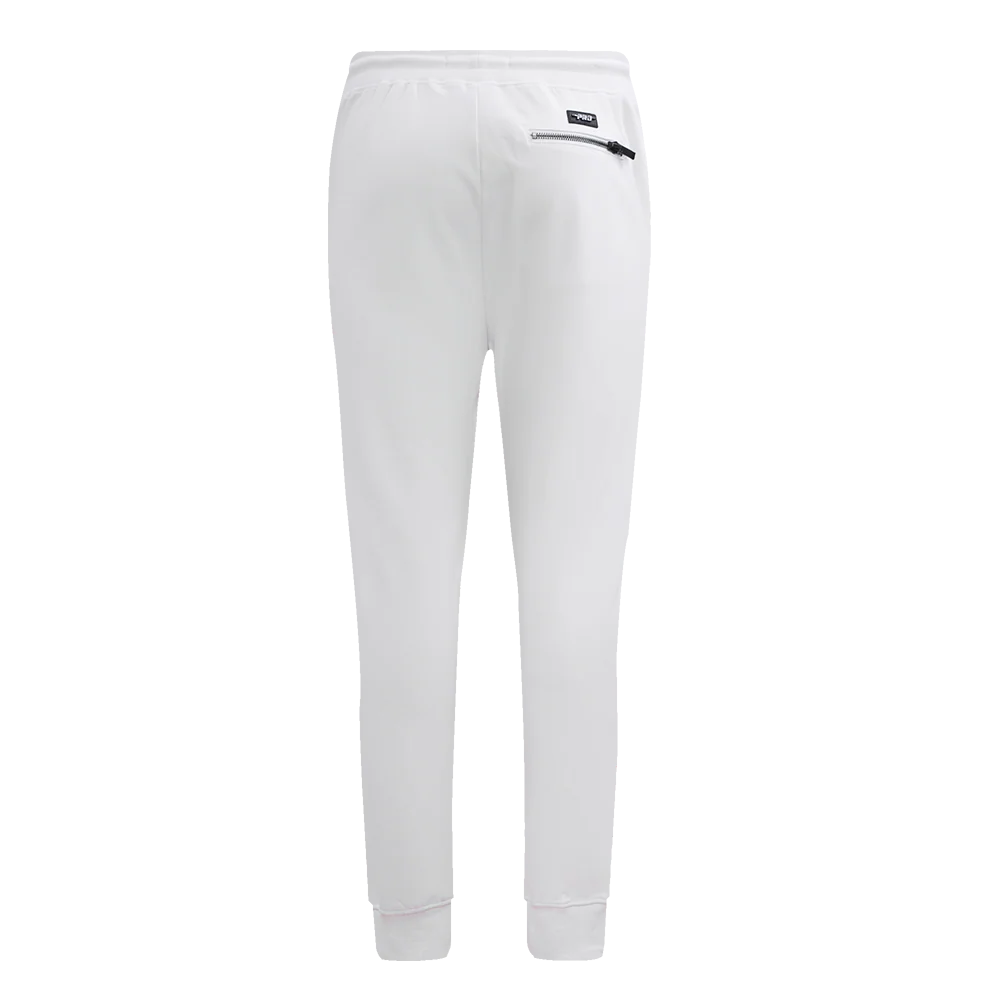 NFL PITTSBURGH STEELERS CLASSIC CHENILLE DOUBLE KNIT JOGGER (WHITE) - Image 4