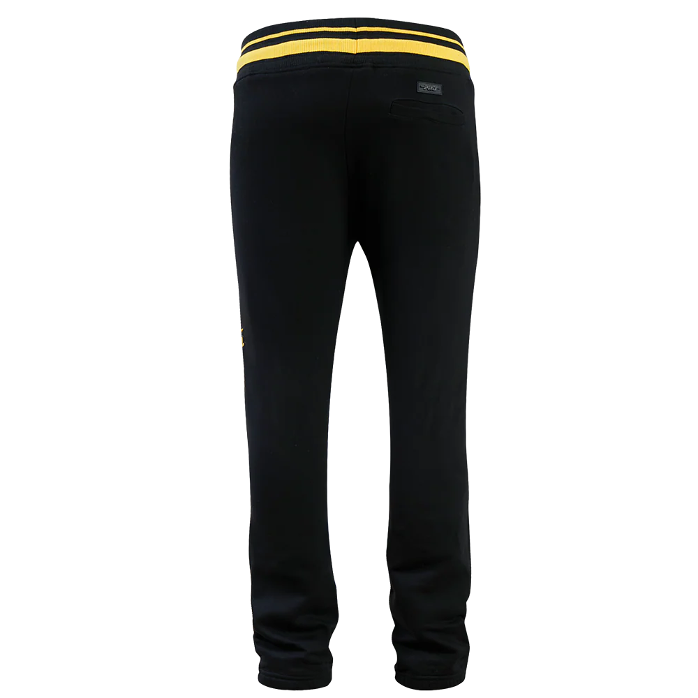 NFL PITTSBURGH STEELERS RETRO CLASSIC MEN'S SWEATPANT (BLACK/YELLOW) - Image 3