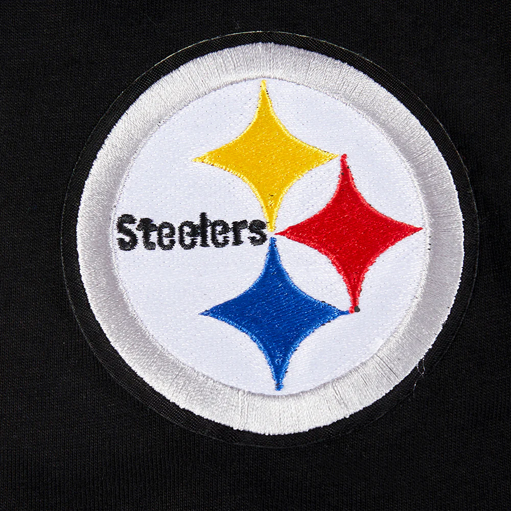 NFL PITTSBURGH STEELERS CLASSIC BIG BOYS SINGLE JERSEY TEE (BLACK) - Image 5