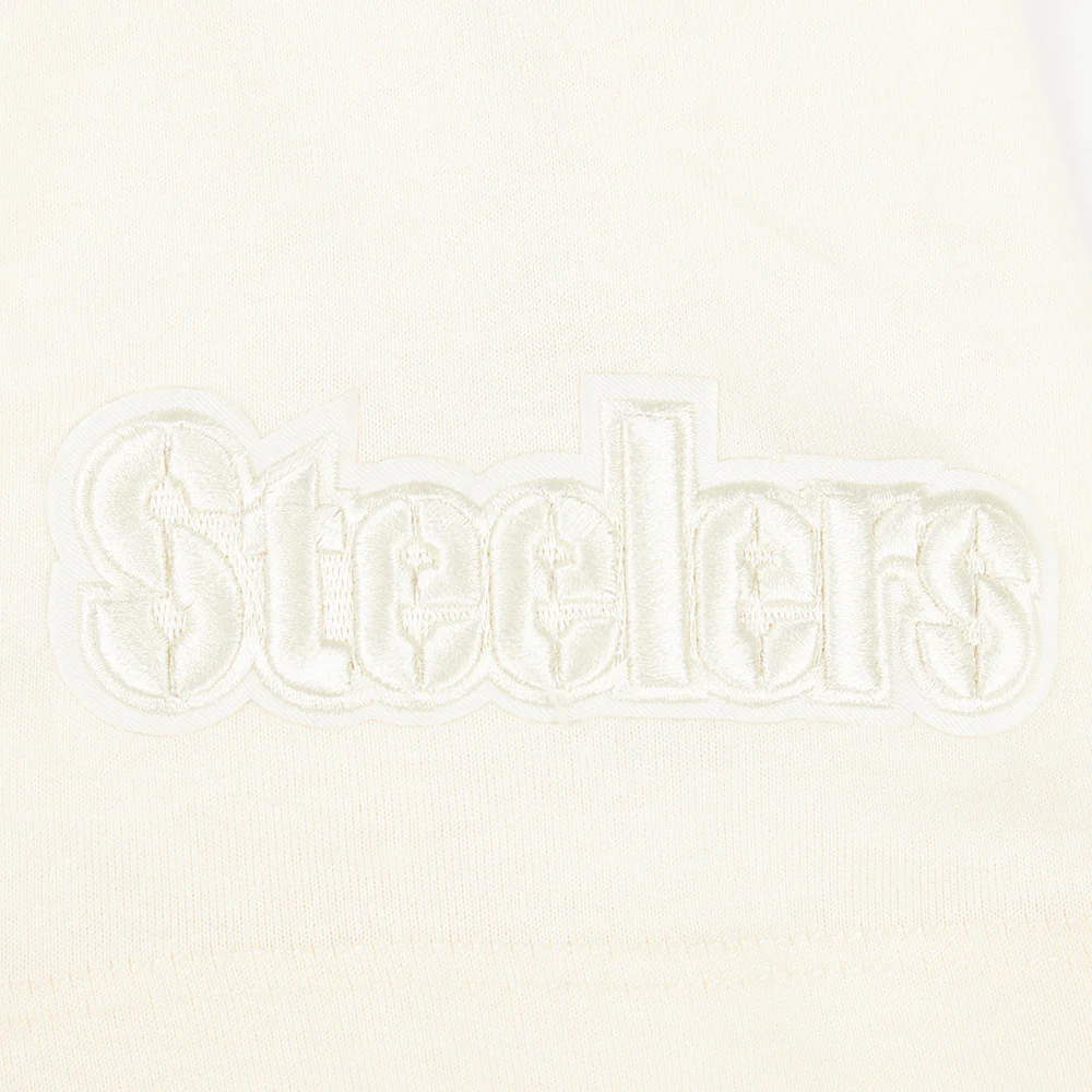 NFL PITTSBURGH STEELERS NEUTRAL BIG BOYS SINGLE JERSEY TEE (EGGSHELL) - Image 9