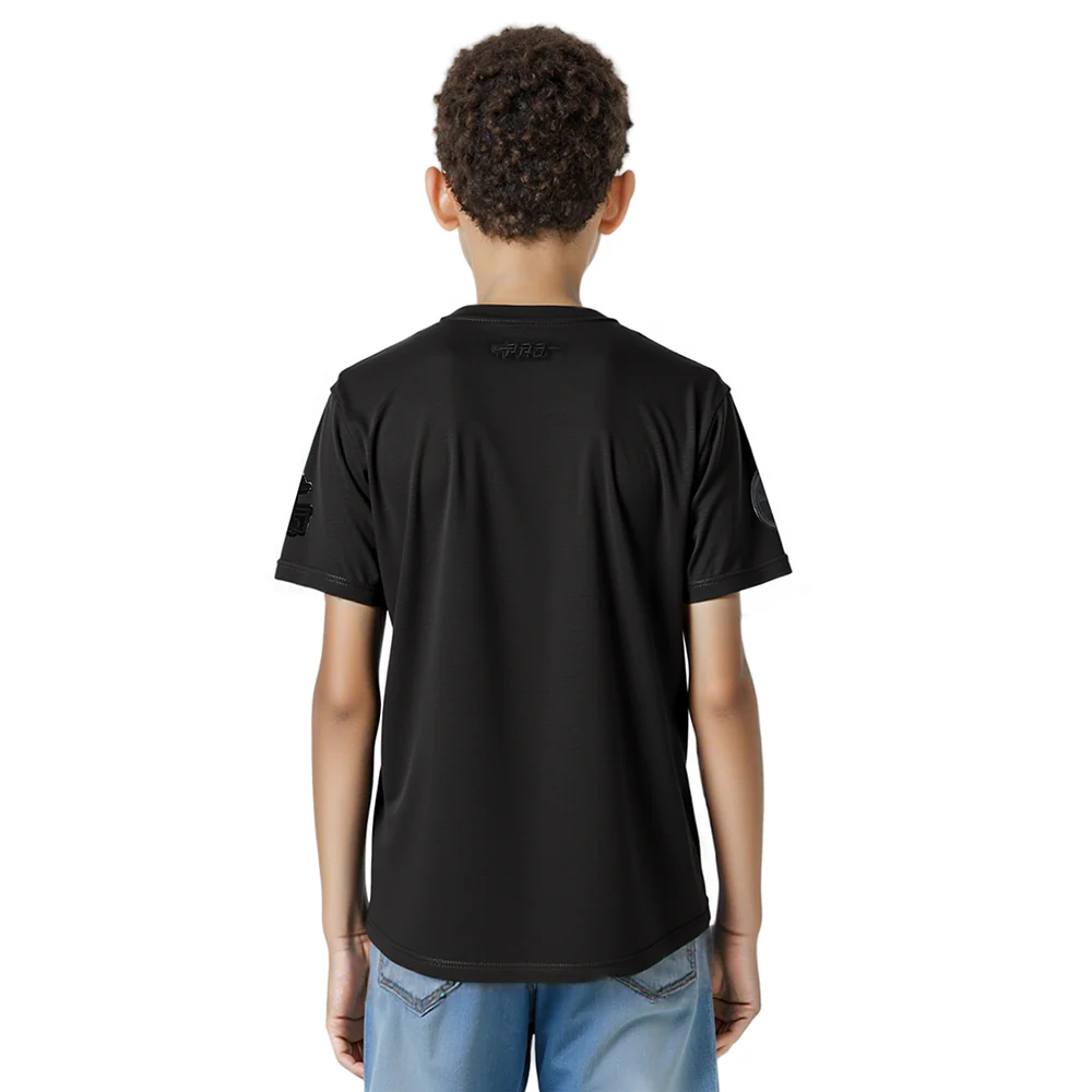 NFL PITTSBURGH STEELERS TRIPLE BLACK BIG BOY'S SS TEE (BLACK) - Image 2