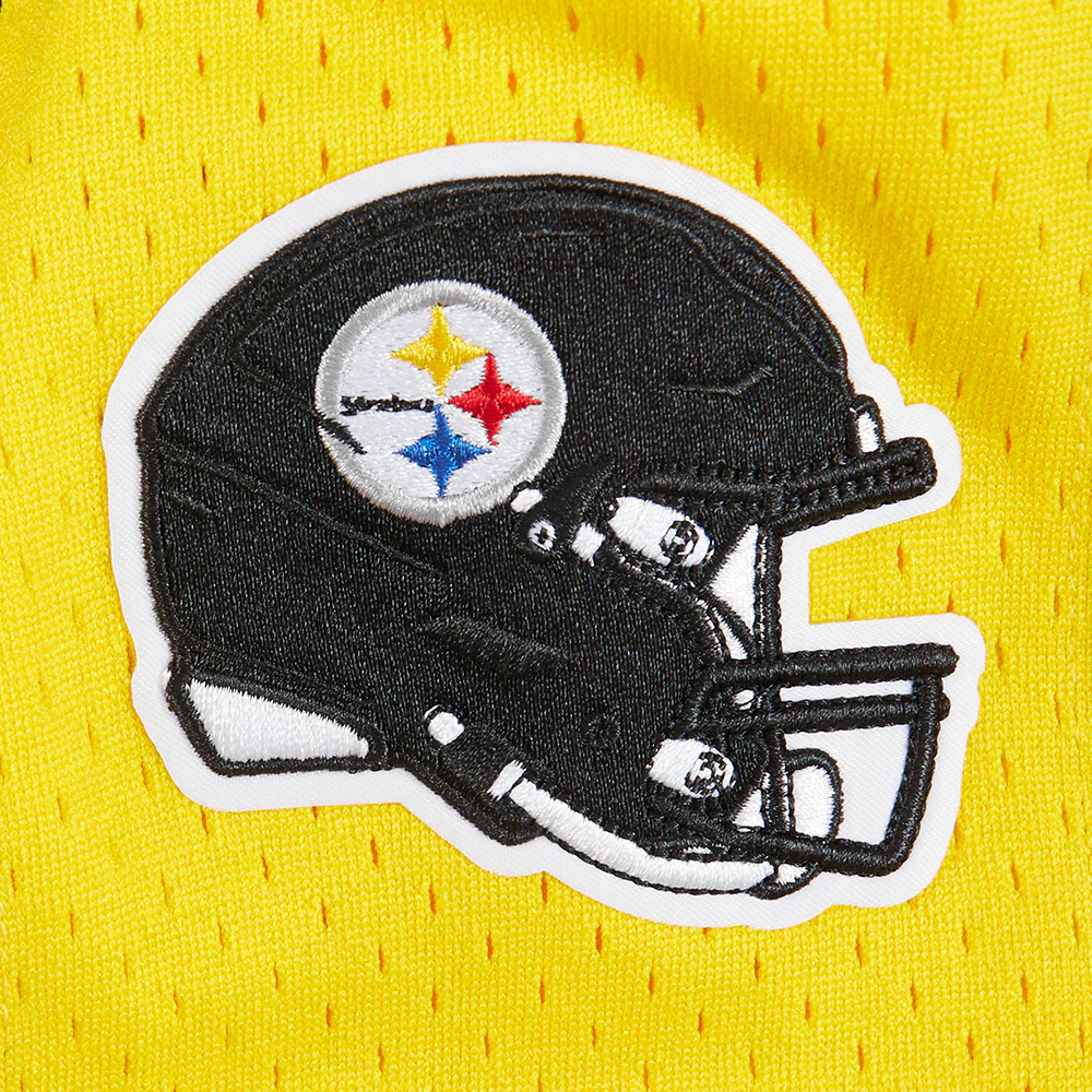 NFL PITTSBURGH STEELERS CLASSIC BIG BOYS FLEECE 2.0 SHORT (BLACK/YELLOW) - Image 7