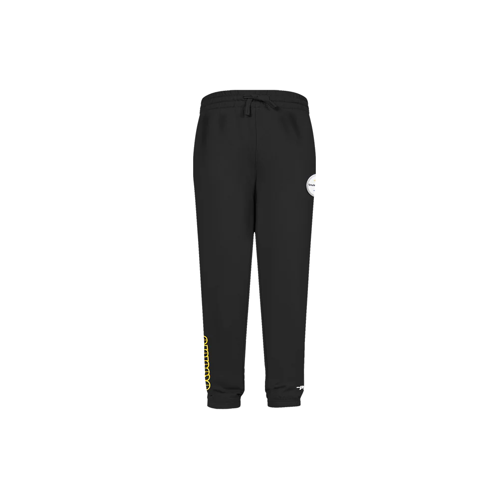 NFL PITTSBURGH STEELERS CLASSIC LITTLE BOYS FLC SWEATPANT (BLACK) - Image 5