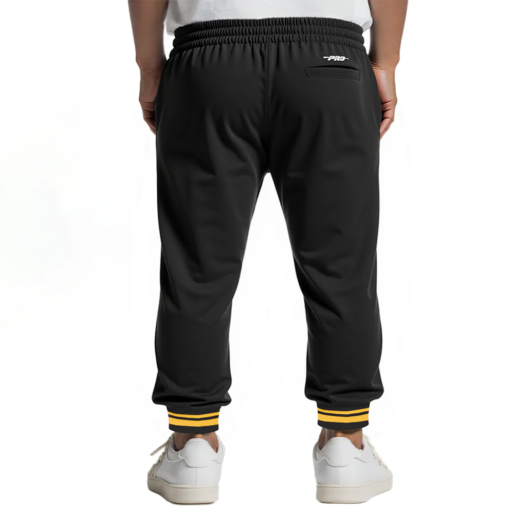 NFL PITTSBURGH STEELERS RETRO CLASSIC LITTLE BOYS RIB FLC SWEATPANT (BLACK/YELLOW) - Image 2