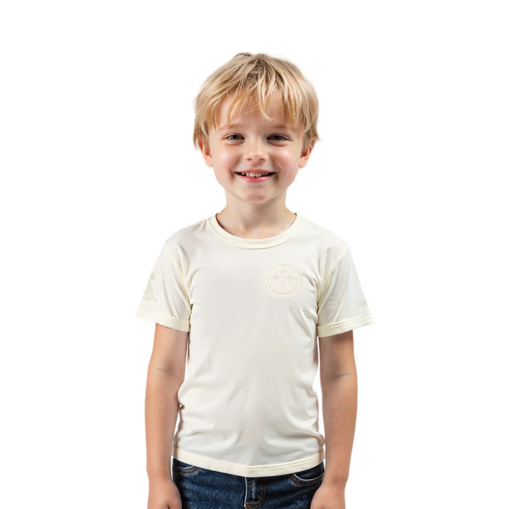 NFL PITTSBURGH STEELERS NEUTRAL TODDLER BOYS SHORT SLEEVE TEE (EGGSHELL)