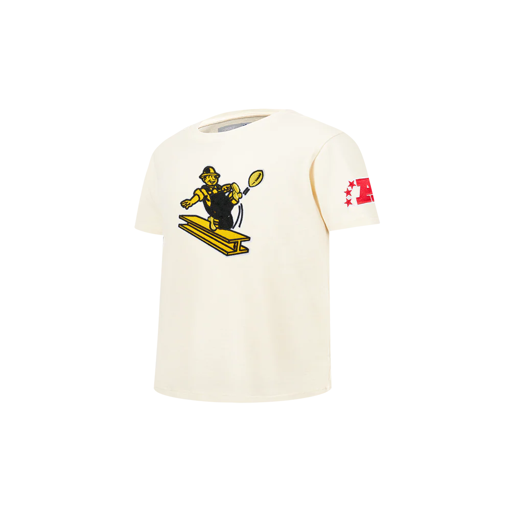 NFL PITTSBURGH STEELERS RETRO CLASSICS TODDLER BOY'S SS TEE (EGGSHELL) - Image 3
