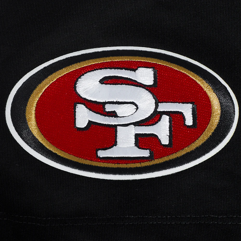 NFL SAN FRANCISCO 49ERS CITY TOUR COTTON JERSEY MEN'S DROP SHOULDER TEE (BLACK) - Image 6
