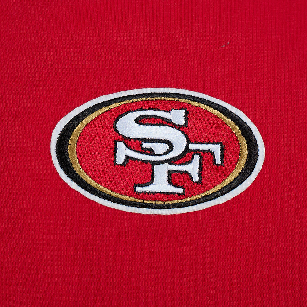 NFL SAN FRANCISCO 49ERS WINGSPAN MEN'S CJ DROP SHOULDER TEE (RED) - Image 7