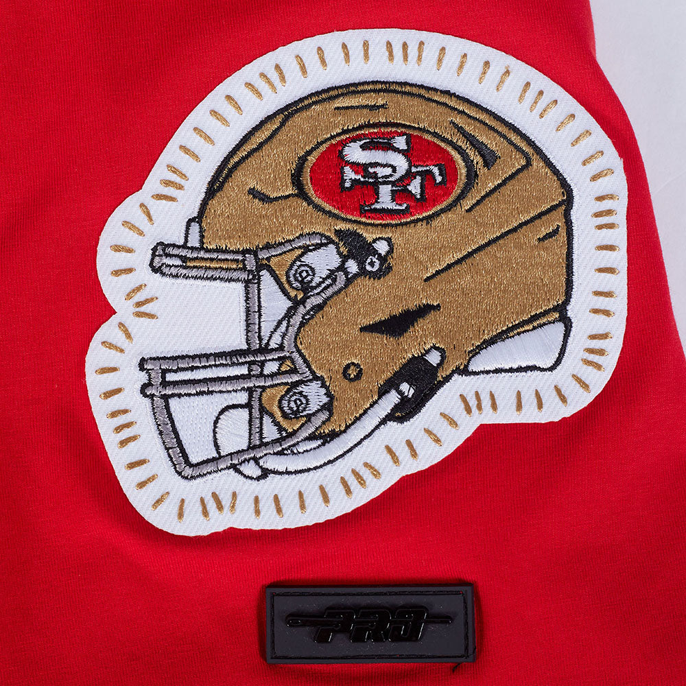 NFL SAN FRANCISCO 49ERS DIY PICK STITCH MEN'S SINGLE JERSEY TEE (RED) - Image 6