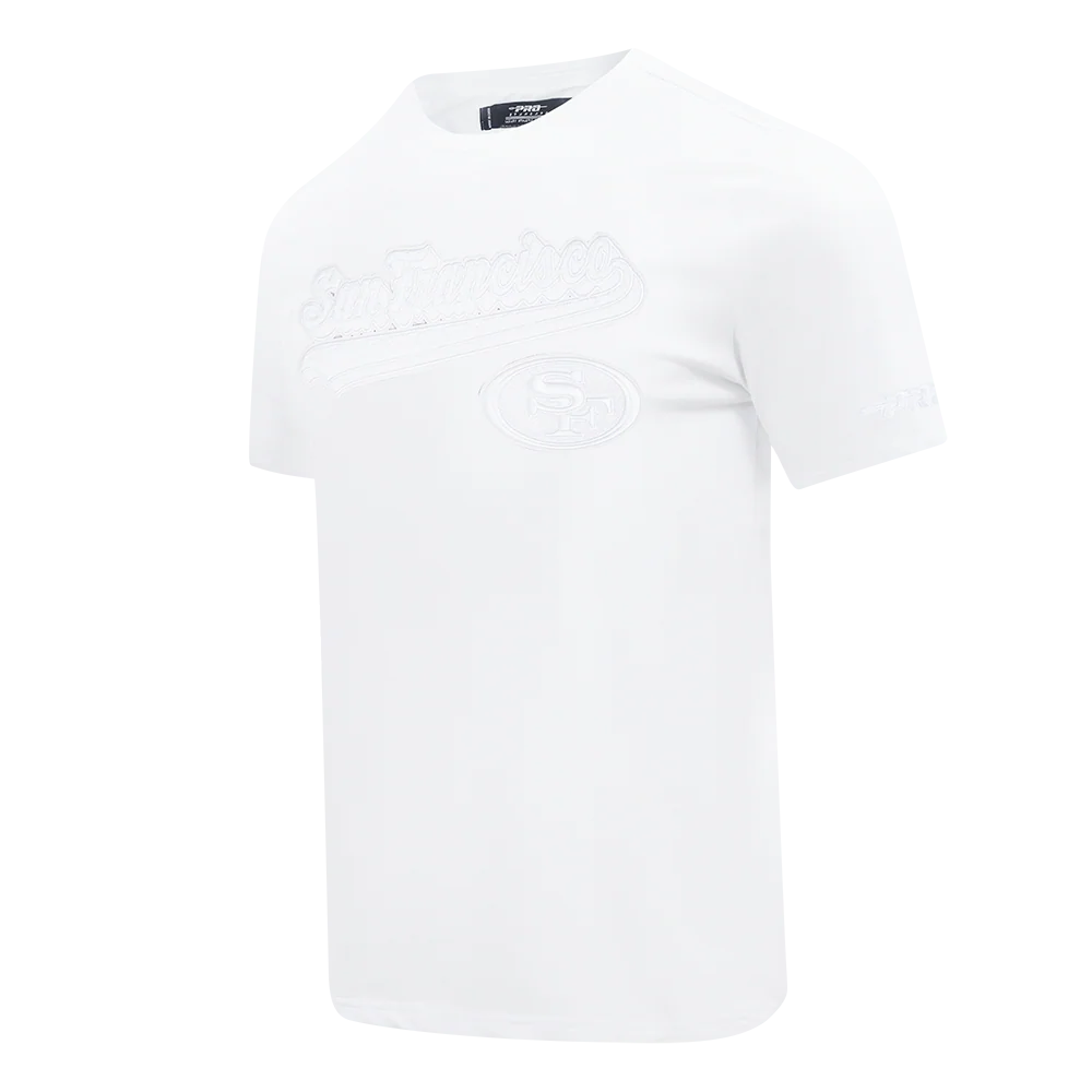 NFL SAN FRANCISCO 49ERS WHITE OUT MEN'S SINGLE JERSEY TEE (WHITE) - Image 2