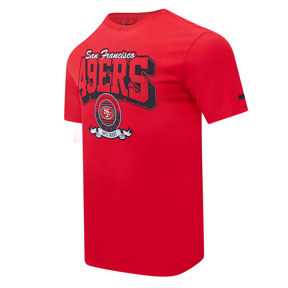 NFL SAN FRANCISCO 49ERS TEAM BADGE MEN'S SJ TEE (RED) - Image 5