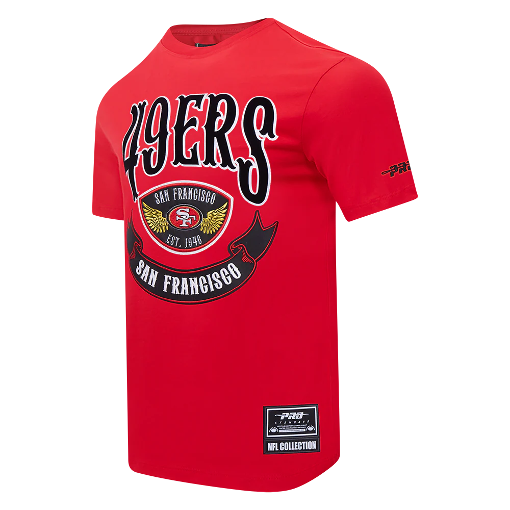 NFL SAN FRANCISCO 49ERS BORN FOR SPORT MEN'S SJ TEE (Red) - Image 3