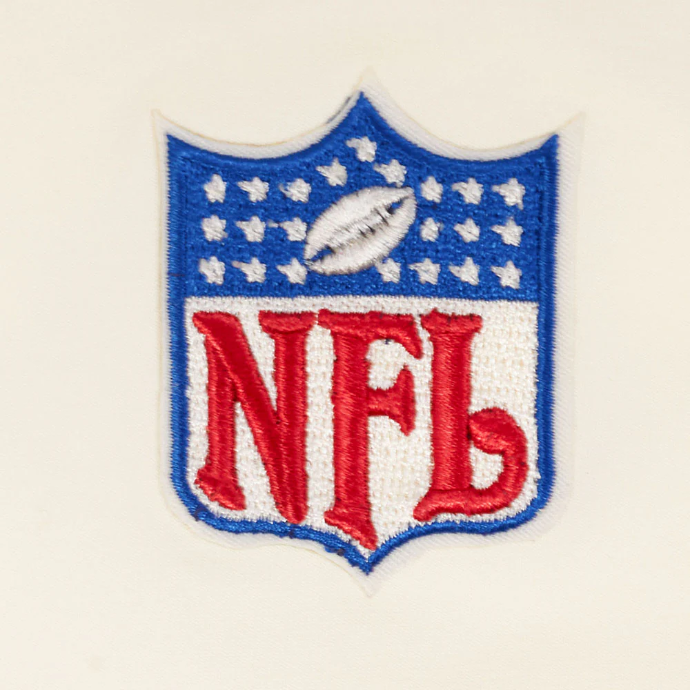 NFL SAN FRANCISCO 49ERS MODERN ORIGINALS MEN'S RINGER TEE (EGGSHELL/ BLACK) - Image 8
