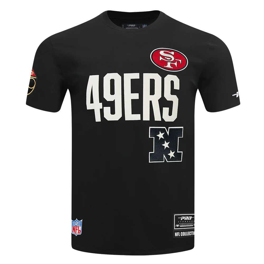 NFL SAN FRANCISCO 49ERS MODERN ORIGINALS MEN'S SJ TEE (BLACK) - Image 3