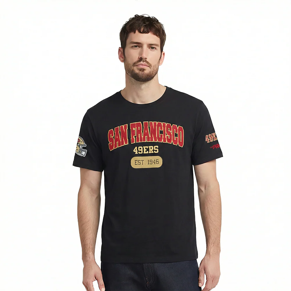 NFL SAN FRANCISCO 49ERS CITY ARCH MEN'S SJ TEE (BLACK)