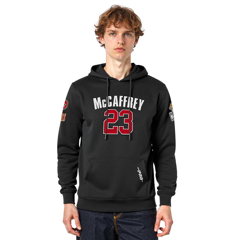 NFL SAN FRANCISCO 49ERS CHRISTIAN MCCAFFREY #23 CLASSIC PNN MEN'S DK (BLACK)