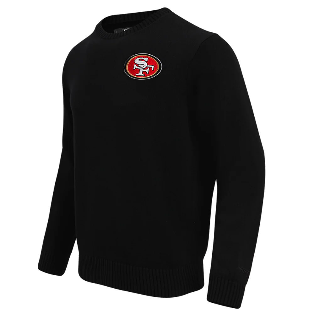 NFL NFL SAN FRANCISCO 49ERS CREWNECK SWEATER (BLACK) - Image 2
