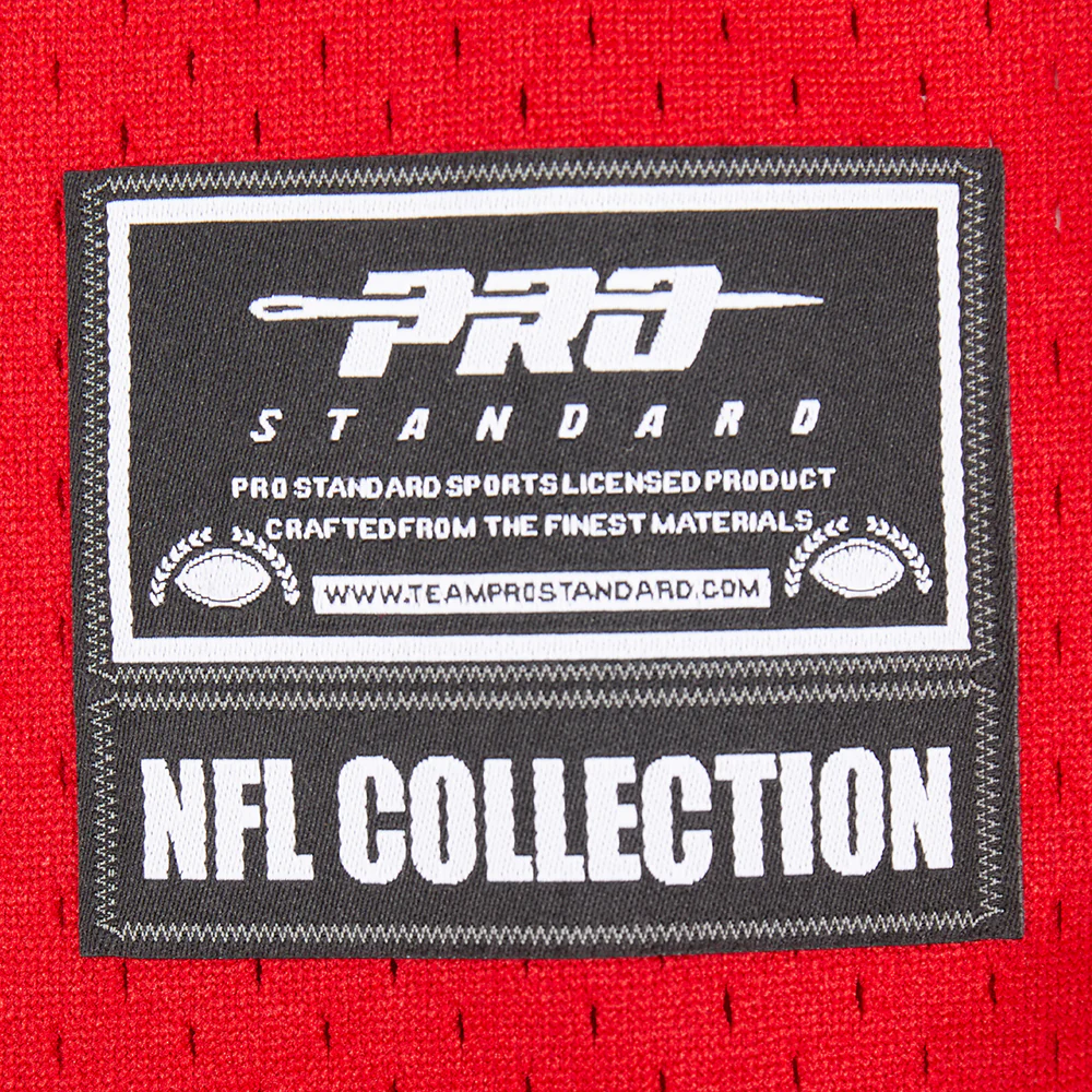NFL SAN FRANCISCO 49ERS CLASSIC BIG BOYS SHORT SLEEVE MESH TEE (RED/BLACK) - Image 7