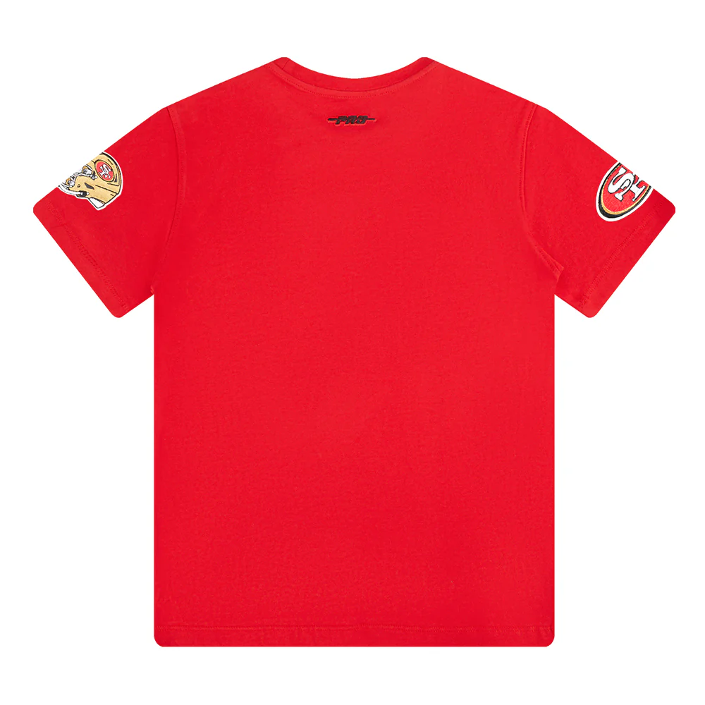 NFL SAN FRANCISCO 49ERS CLASSIC BIG BOYS SINGLE JERSEY TEE (RED) - Image 2