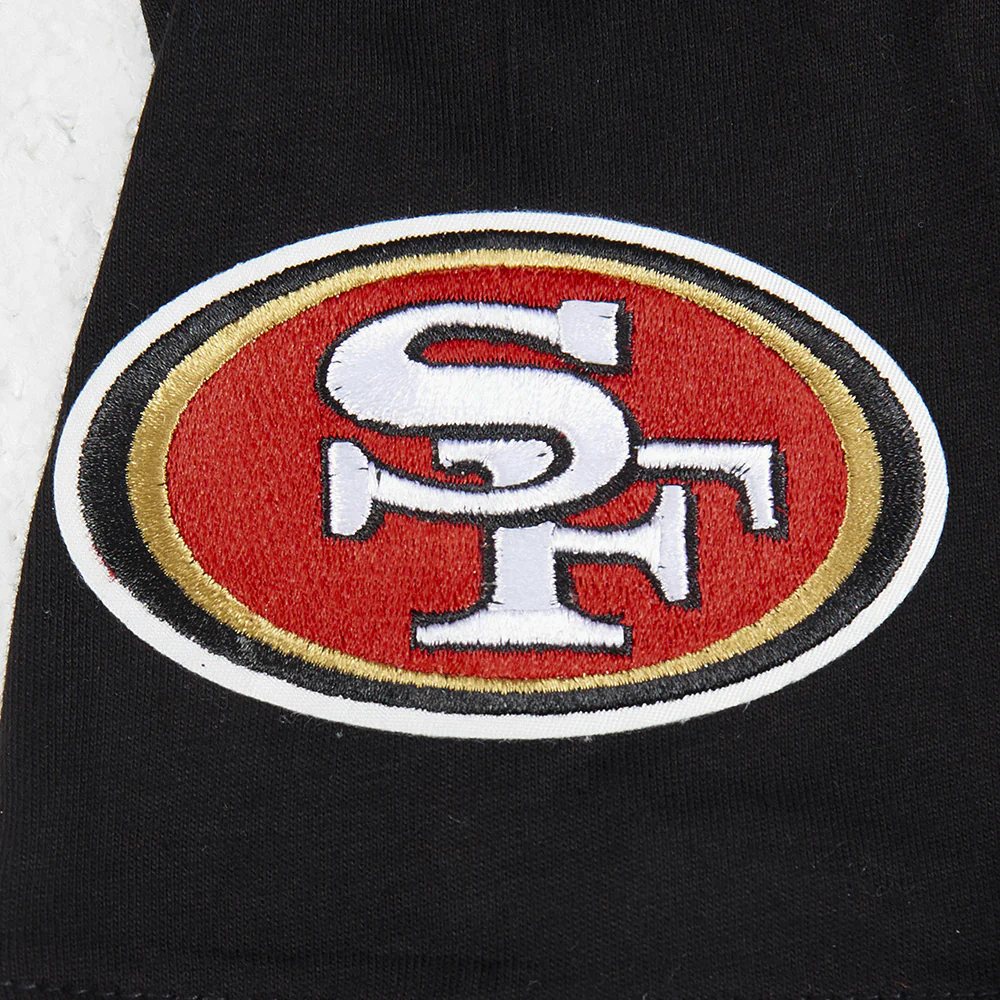 NFL SAN FRANCISCO 49ERS CLASSIC BIG BOYS SHORT SLEEVE STRIPED RIB TEE (BLACK/RED) - Image 13