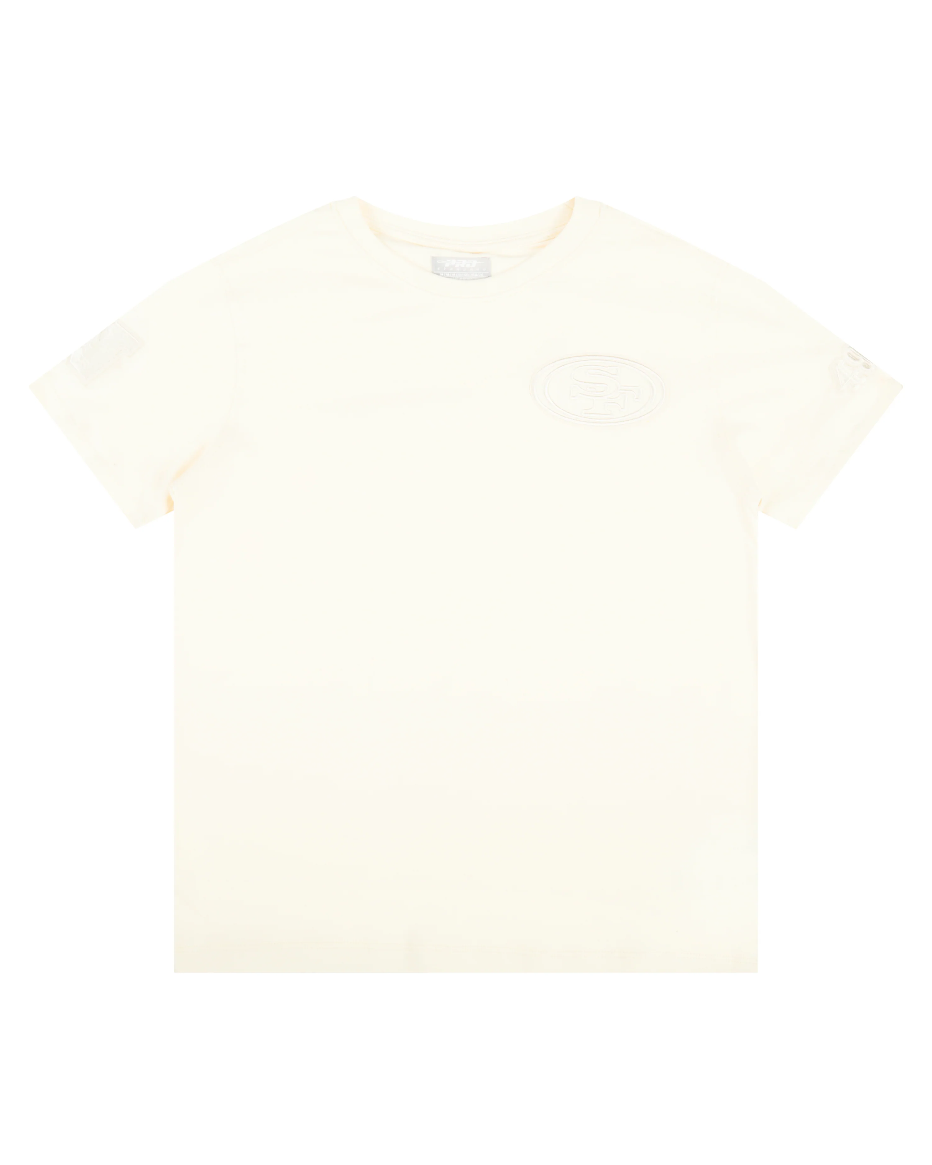 NFL SAN FRANCISCO 49ERS NEUTRAL BIG BOYS SINGLE JERSEY TEE (EGGSHELL)