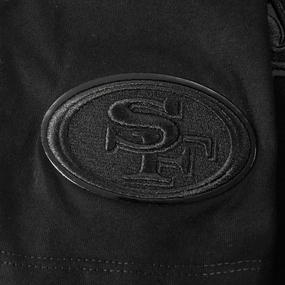 NFL SAN FRANCISCO 49ERS TRIPLE BLACK BIG BOYS SHORT SLEEVE TEE (BLACK) - Image 9
